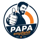 Logo von Papa empfiehlt, dem Familienblog von Vätern für Familien